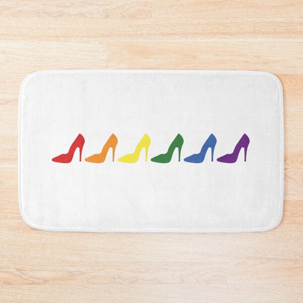 Item preview, Rainbow Pride Flag High Heels designed and sold by RyanGDesign.