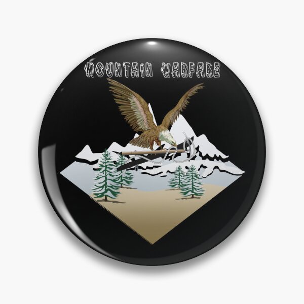 Item preview, Army - Mountain Warfare - Eagle and Climbing Gear w Mountains X 300 designed and sold by Military Insignia Products.