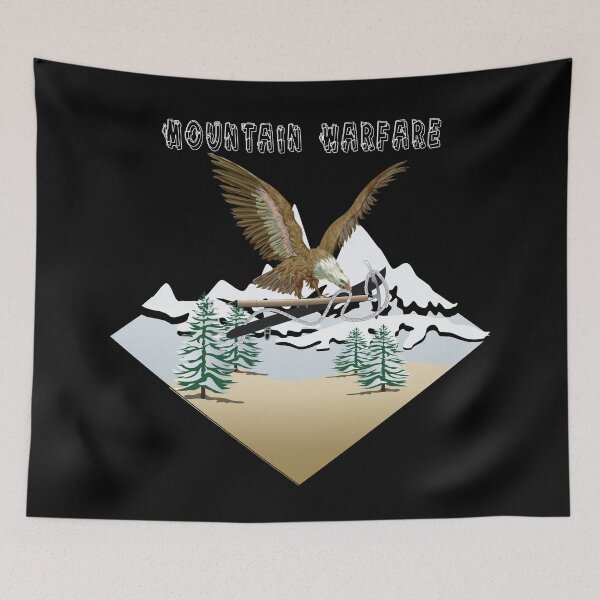 Item preview, Army - Mountain Warfare - Eagle and Climbing Gear w Mountains X 300 designed and sold by Military Insignia Products.