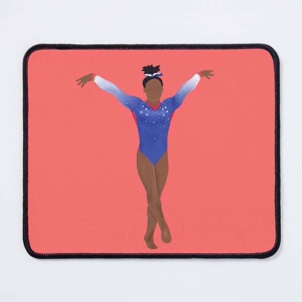 Item preview, Simone Biles with Patriotic Leo - Gymnastics Art designed and sold by Cherries4.