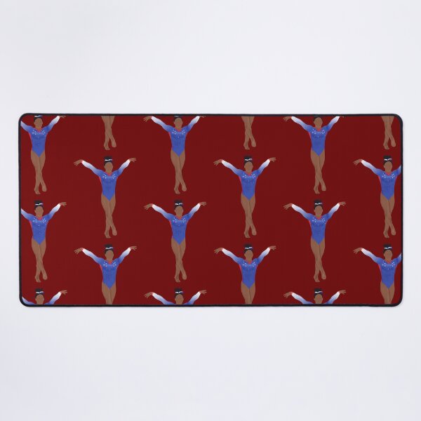 Item preview, Simone Biles with Patriotic Leo - Gymnastics Art designed and sold by Cherries4.