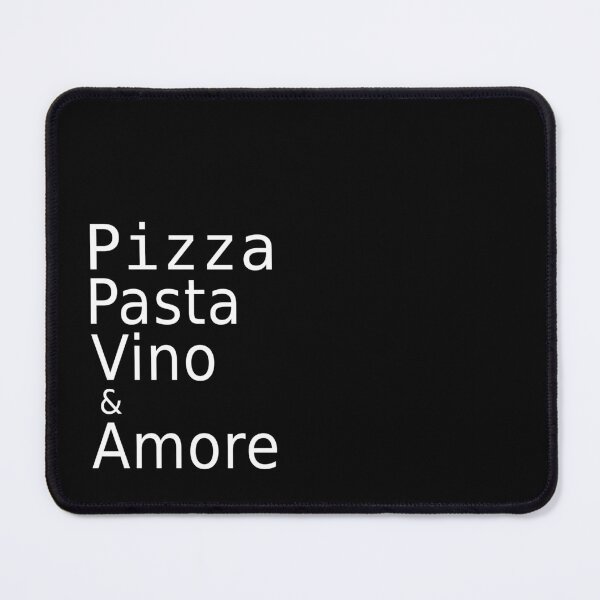 Item preview, Pizza Pasta Vino & Amore White designed and sold by Julia Snaigala.