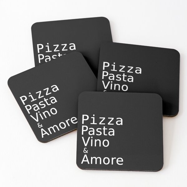 Item preview, Pizza Pasta Vino & Amore White designed and sold by Julia Snaigala.