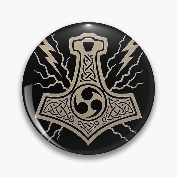 Item preview, Thunder god symbol hammer and drum designed and sold by moonmorph.