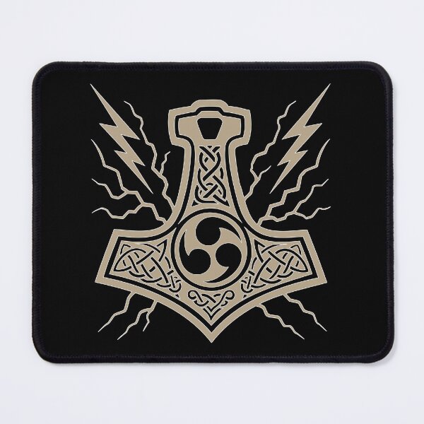 Item preview, Thunder god symbol hammer and drum designed and sold by moonmorph.