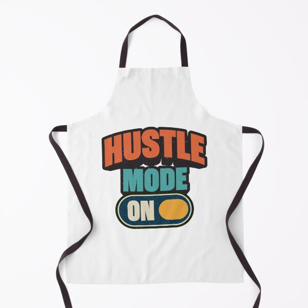 Item preview, Hustle Mode On – Motivational Retro Typography Tee designed and sold by Koony House and Field.