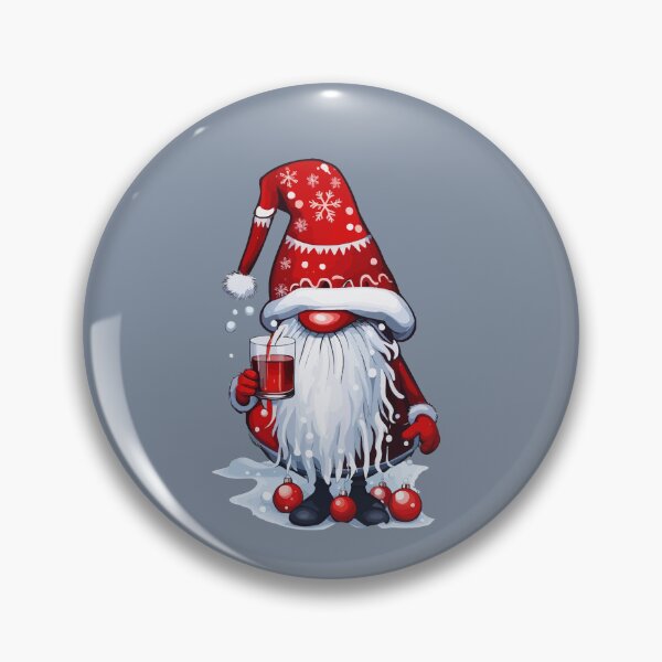 Item preview, Christmas Nisse Gnome Gonk Holding A Glass Of Mulled Wine designed and sold by taiche.