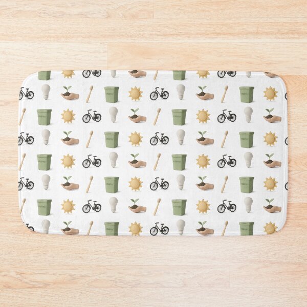 Item preview, Eco icons set with compost bin and green elements on transparent background, AI Generated designed and sold by dvoevnore.