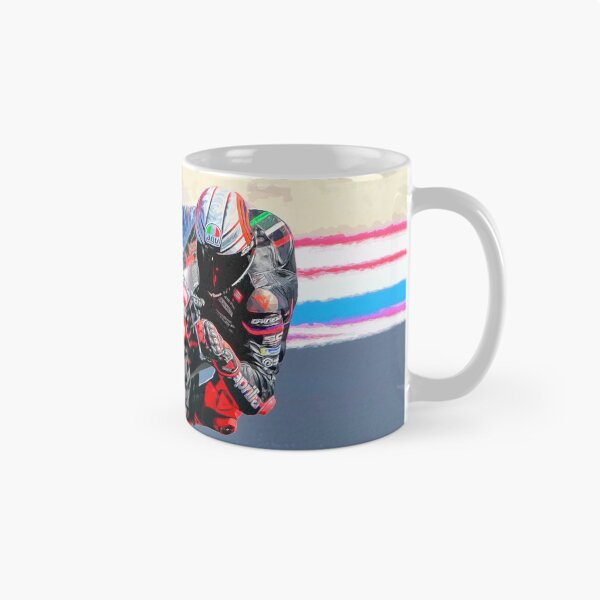 Item preview, Marco Bezzecchi racing his 2025 MotoGP motorcycle watercolor designed and sold by Rodissimus1984.