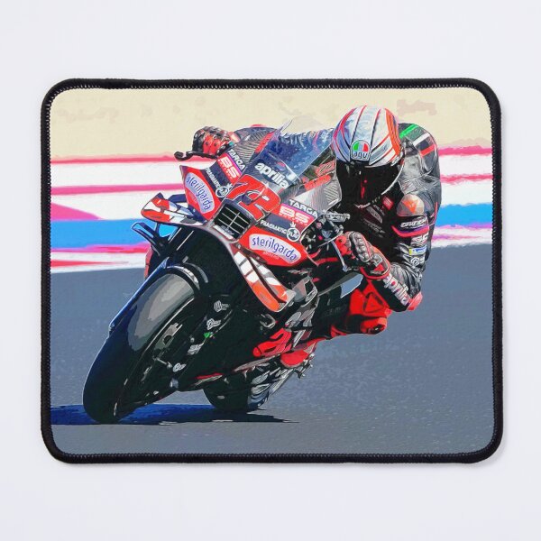 Item preview, Marco Bezzecchi racing his 2025 MotoGP motorcycle watercolor designed and sold by Rodissimus1984.