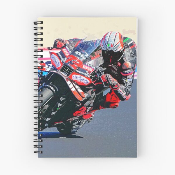 Item preview, Marco Bezzecchi racing his 2025 MotoGP motorcycle watercolor designed and sold by Rodissimus1984.