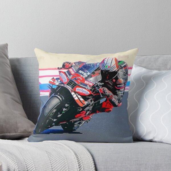 Aperçu de l'œuvre Marco Bezzecchi pilotant son aquarelle de moto MotoGP 2025 créée et vendue par Rodissimus1984.