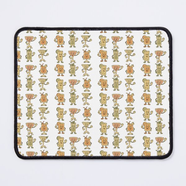 Item preview, Vintage cocktail mascots with cheerful faces, isolated and transparent, AI Generated designed and sold by dvoevnore.