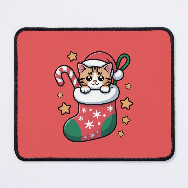 Item preview, Cute Christmas Cat Design in Stocking designed and sold by naragon4289.