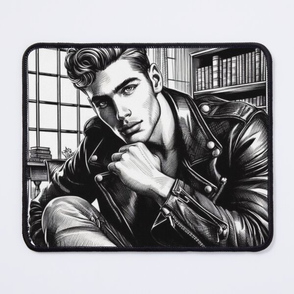 Item preview, Gay Leather Bikers Pride "The New Boy" Gay Berlin Pride Graphic Design designed and sold by ItsAKinkThing.