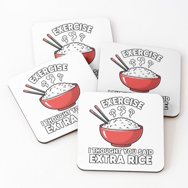 Item preview, Exercise I Thought You Said Extra Rice designed and sold by Joyful-Park.