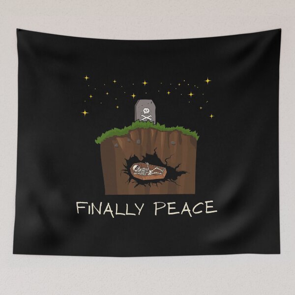 Item preview, finally peace - a happy skeleton designed and sold by CypisDesign.