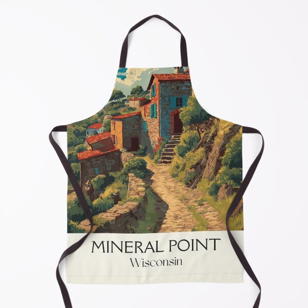 Item preview, Mineral Point Wisconsin Historic Town Art Print designed and sold by TuncGK.