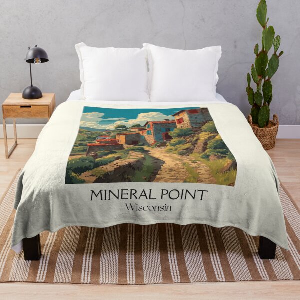 Item preview, Mineral Point Wisconsin Historic Town Art Print designed and sold by TuncGK.