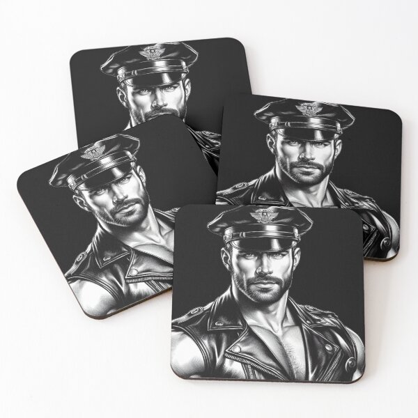 Item preview, Gay Gods - San Francisco Biker God of Leather Bar Pride Graphic Design designed and sold by ItsAKinkThing.