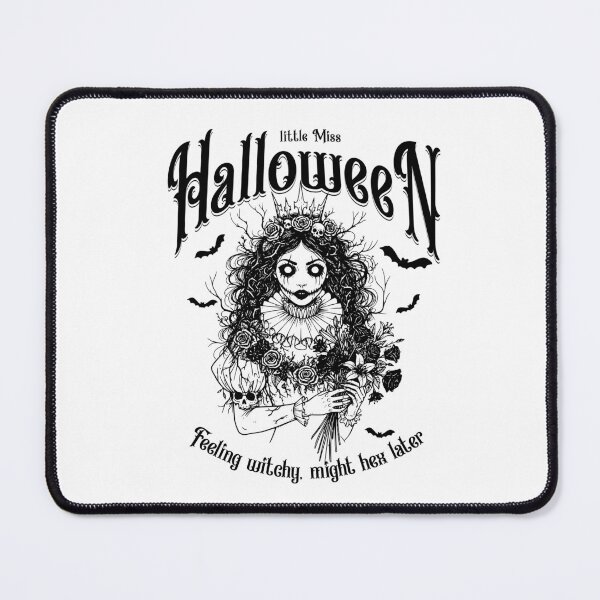 Item preview, Little Miss Halloween Feeling witchy might hex later designed and sold by GraphicTeeHubs.