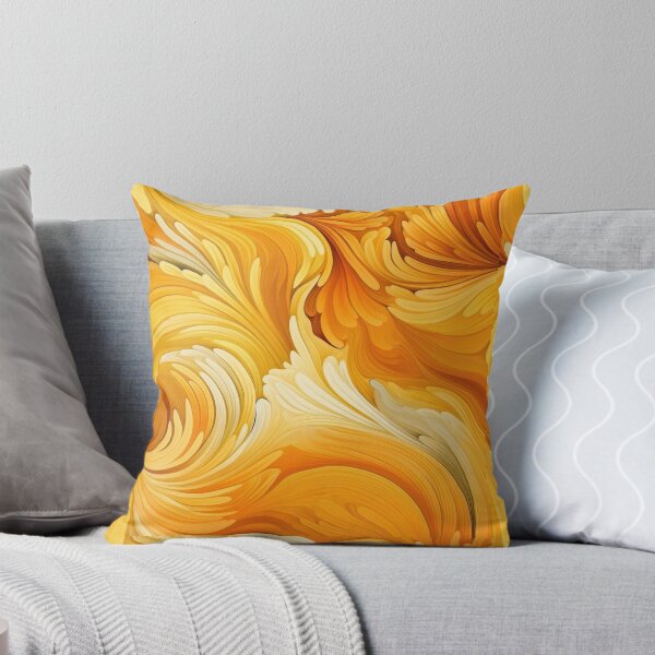 Artikelvorschau, Gelbe, cremefarbene und weiße Wirbel entworfen und verkauft von CraftedHome.