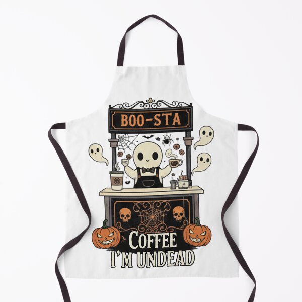 Item preview, Coffee, I’m Undead – Boo-sta Pop-Up Café designed and sold by LaiThaiPatterns.