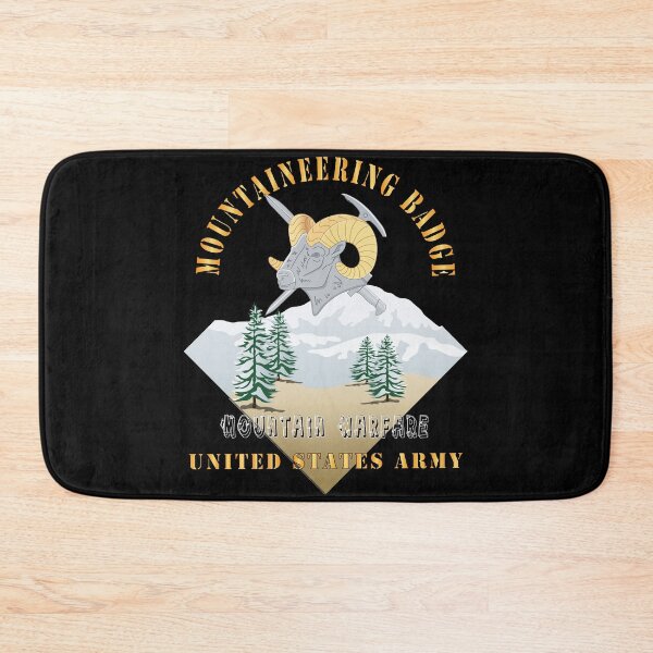 Item preview, Army - Mountaineering Badge - Mountain Warfare - United States Army w Mountains X 300 designed and sold by Military Insignia Products.