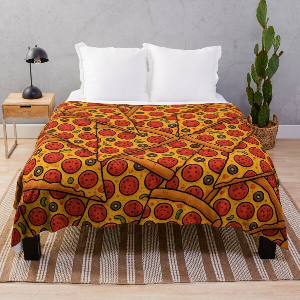 Item preview, Pizza Party Explosion – Fun All-Over Print Pattern designed and sold by getpressedshirt.