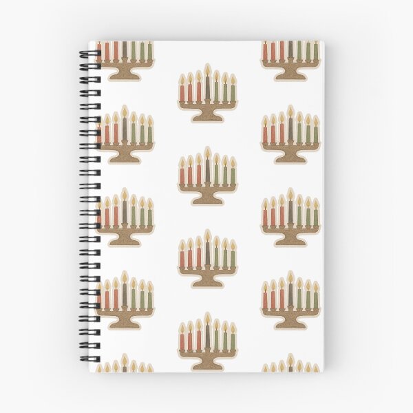 Item preview, Kwanzaa kinara with seven lit candles, isolated on transparent background, AI Generated designed and sold by dvoevnore.