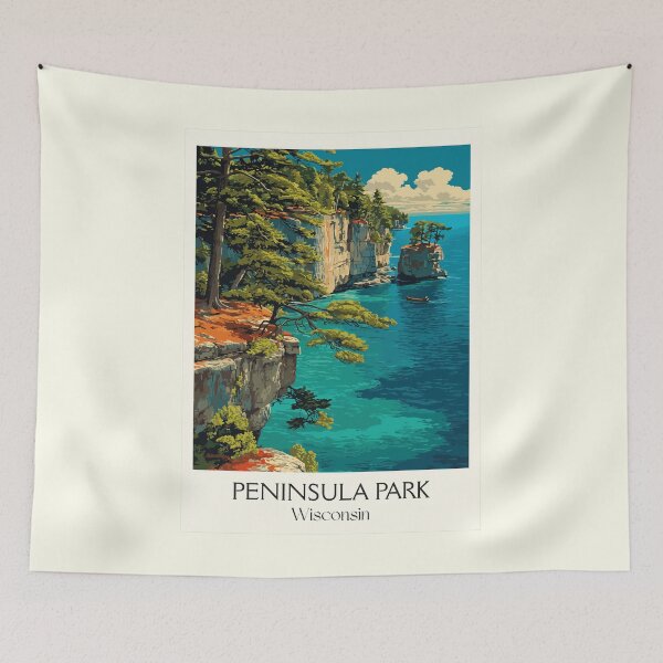 Item preview, Peninsula State Park Wisconsin Art Print designed and sold by TuncGK.
