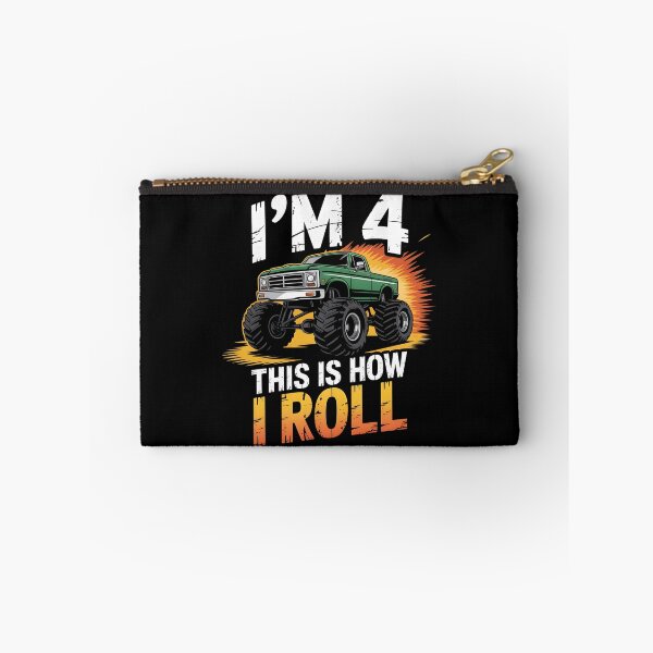 Item preview, 4 Year Old Monster Truck 4th Birthday boy designed and sold by BLZART.