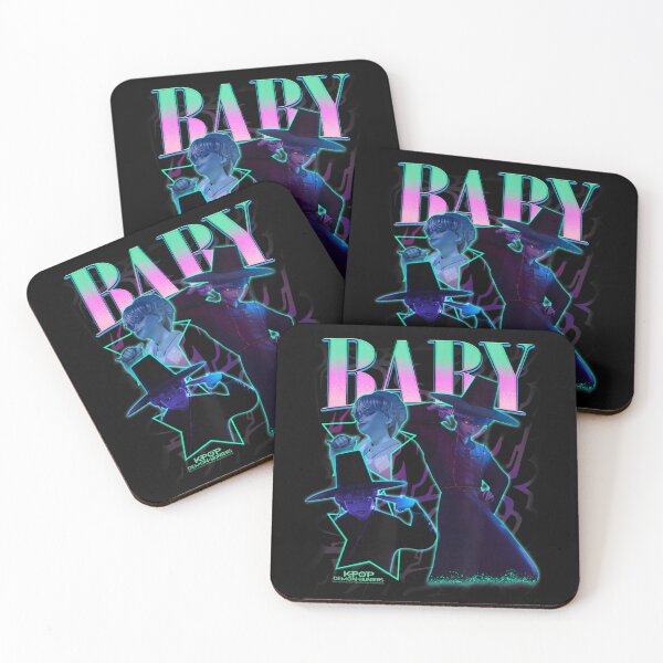 Item preview, BABY Demon Hunters K Fashion Vibe Art in Neon Mint and Pink designed and sold by NguboNorento.