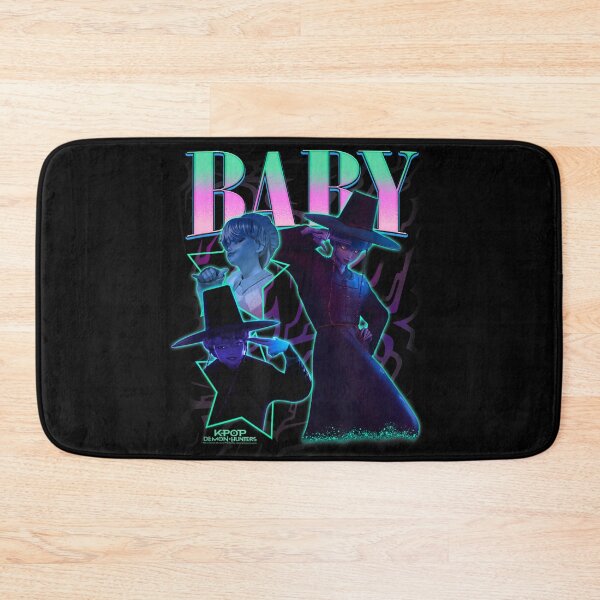 Item preview, BABY Demon Hunters K Fashion Vibe Art in Neon Mint and Pink designed and sold by NguboNorento.