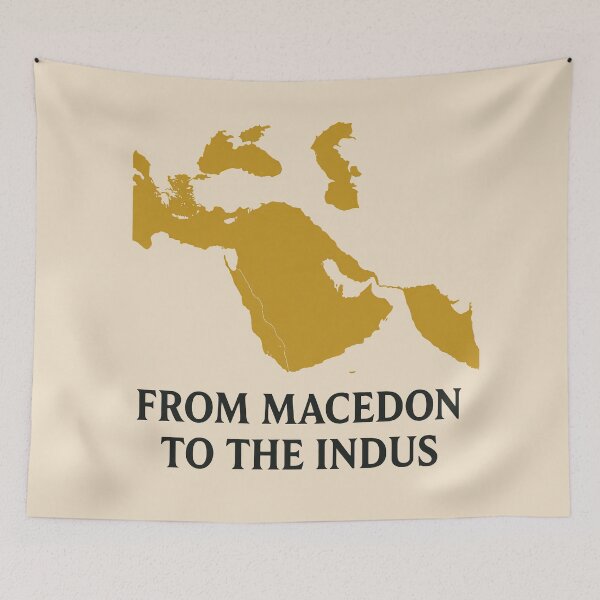 Item preview, Alexander the Great Macedon to Indus designed and sold by Retr0Tshirts.