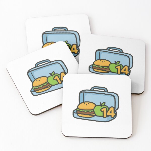 Item preview, Lunchbox with burger and apple illustration celebrating back to school, AI generated designed and sold by dvoevnore.