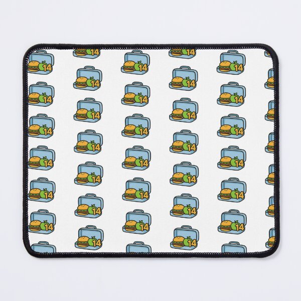 Item preview, Lunchbox with burger and apple illustration celebrating back to school, AI generated designed and sold by dvoevnore.