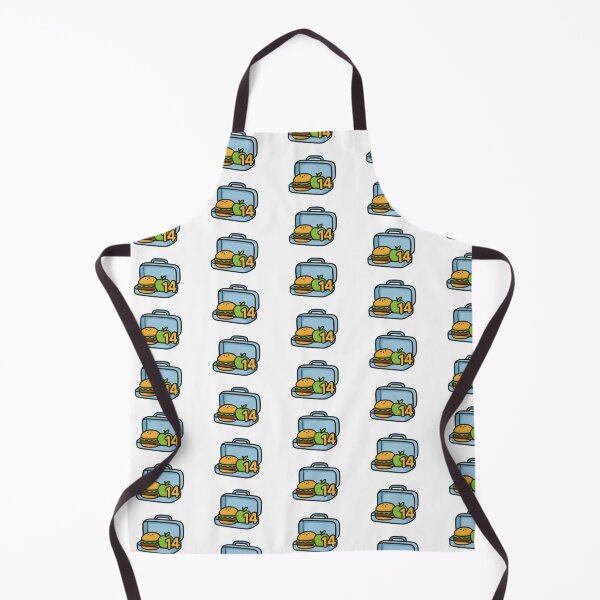 Item preview, Lunchbox with burger and apple illustration celebrating back to school, AI generated designed and sold by dvoevnore.