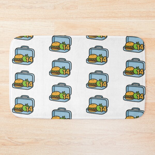 Item preview, Lunchbox with burger and apple illustration celebrating back to school, AI generated designed and sold by dvoevnore.