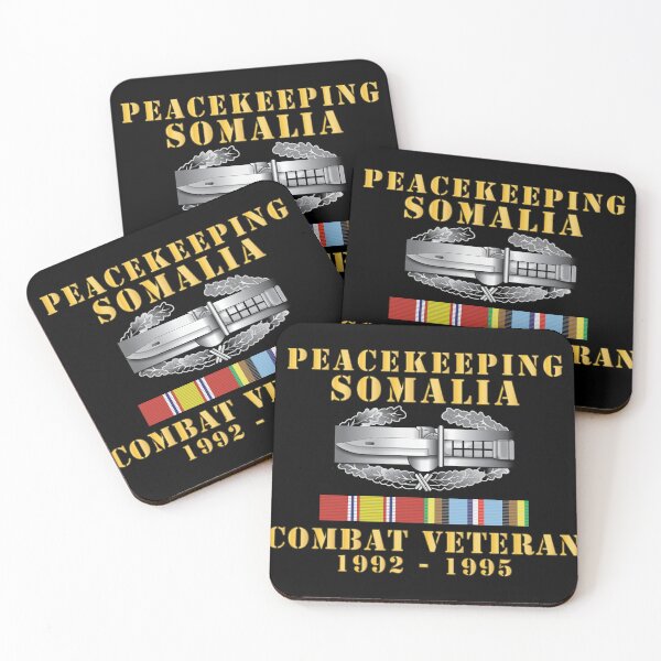 Item preview, Army - Peacekeeping Somalia 1992-1995 - Combat Veteran w CAB  EXP SVC X 300 designed and sold by Military Insignia Products.
