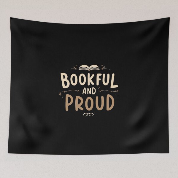 Item preview, Bookful and proud– Funny Book Lover Reading designed and sold by Happyhoo1.
