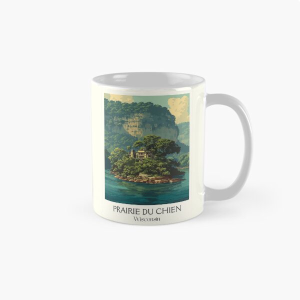 Item preview, Prairie du Chien Wisconsin Mississippi River Art Print designed and sold by TuncGK.
