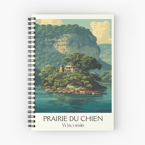 Item preview, Prairie du Chien Wisconsin Mississippi River Art Print designed and sold by TuncGK.