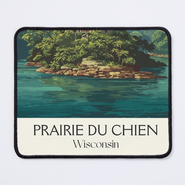 Item preview, Prairie du Chien Wisconsin Mississippi River Art Print designed and sold by TuncGK.