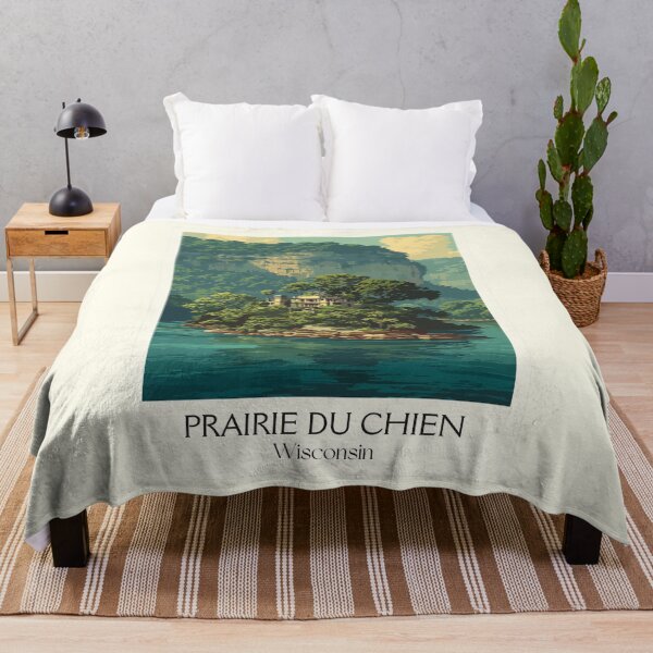 Item preview, Prairie du Chien Wisconsin Mississippi River Art Print designed and sold by TuncGK.