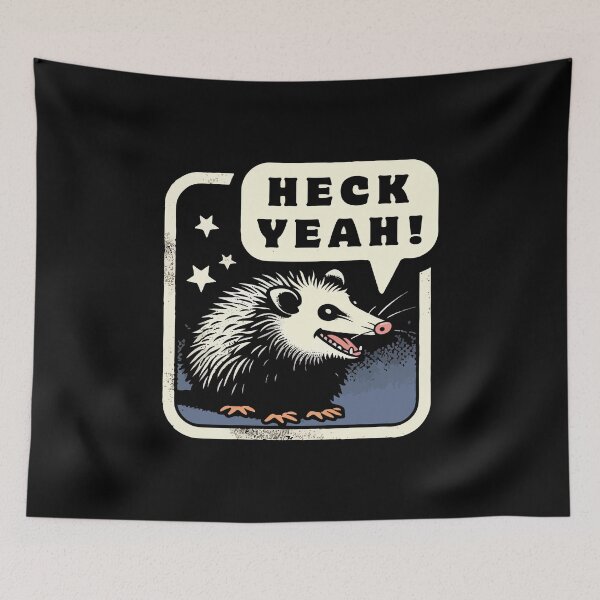 Item preview, Heck Yeah! Funny Possum designed and sold by Scaryzz.