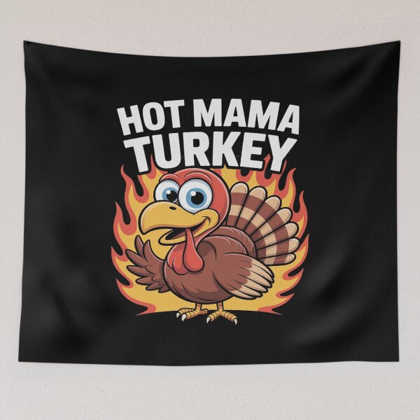 Item preview, Thanksgiving Hot Mama Turkey Matching Pajama  designed and sold by KonstanKoraner.