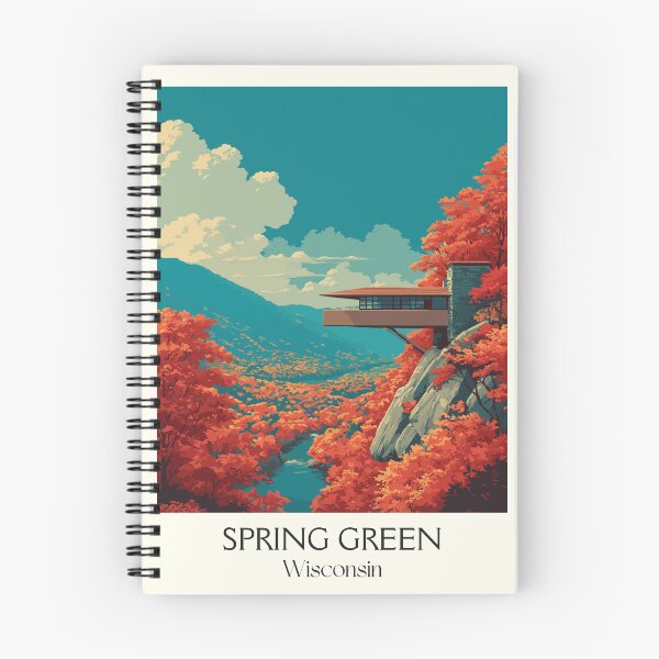 Item preview, Spring Green Wisconsin Taliesin Art Print designed and sold by TuncGK.