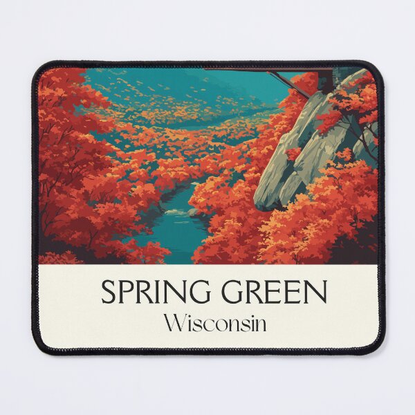 Item preview, Spring Green Wisconsin Taliesin Art Print designed and sold by TuncGK.