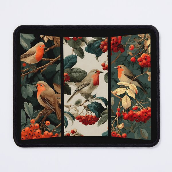 Item preview, Robins Beneath Fall Branches Triptych - Autumn & Halloween designed and sold by Mission Ready.